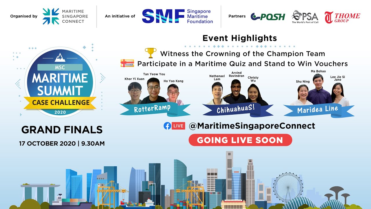 MSC Maritime Summit Case Challenge 2020 Grand Finals